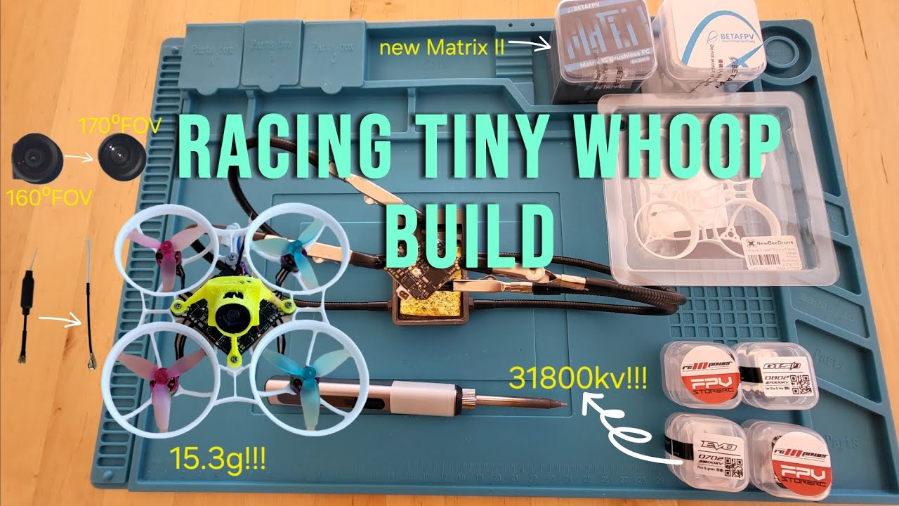 15.3g💨💥 RACING TINY-WHOOP build step by step!!!!🔥🔥