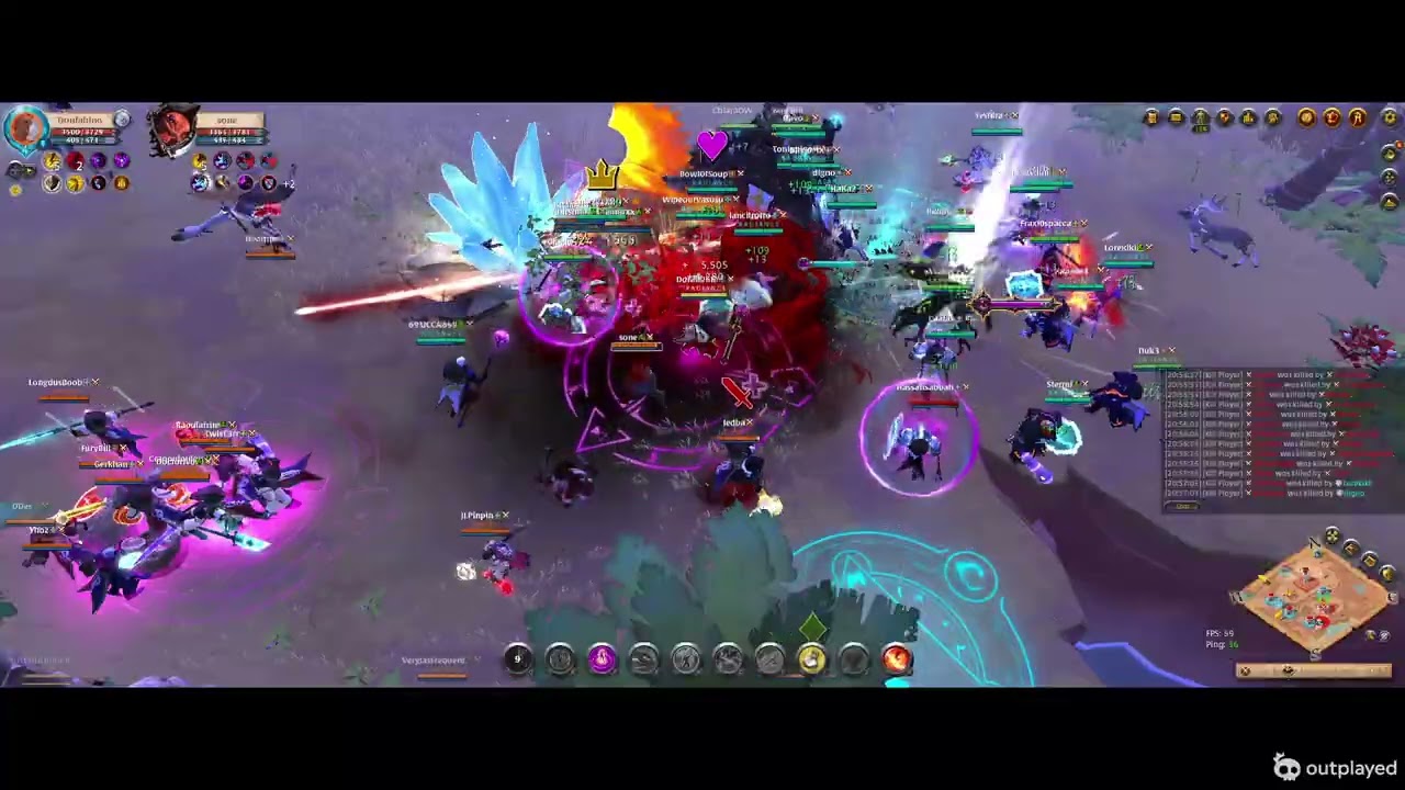 Radiance vs french vs pendragon 1h arcane pov