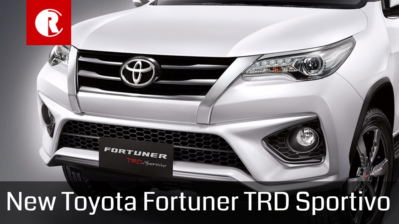 New 2017 Toyota Fortuner TRD Sportivo