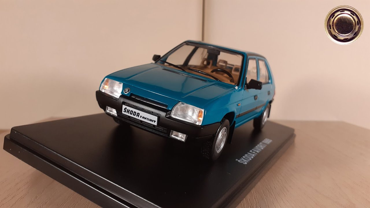 Samochody PRL: Skoda Favorit 1:24 Hachette