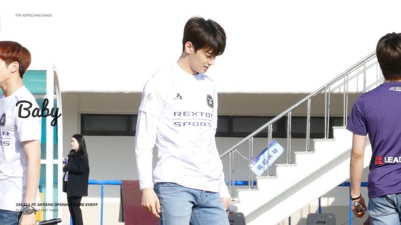 [ASTRO 차은우] 180311 FC 안양 개막전 축하공연 - Baby