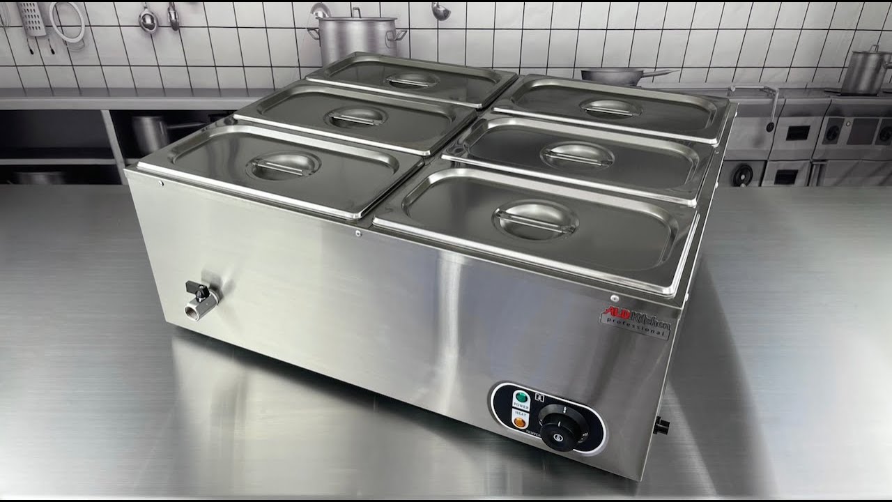 A-HB4V Bain Marie Steam Warmer Machine Presentation