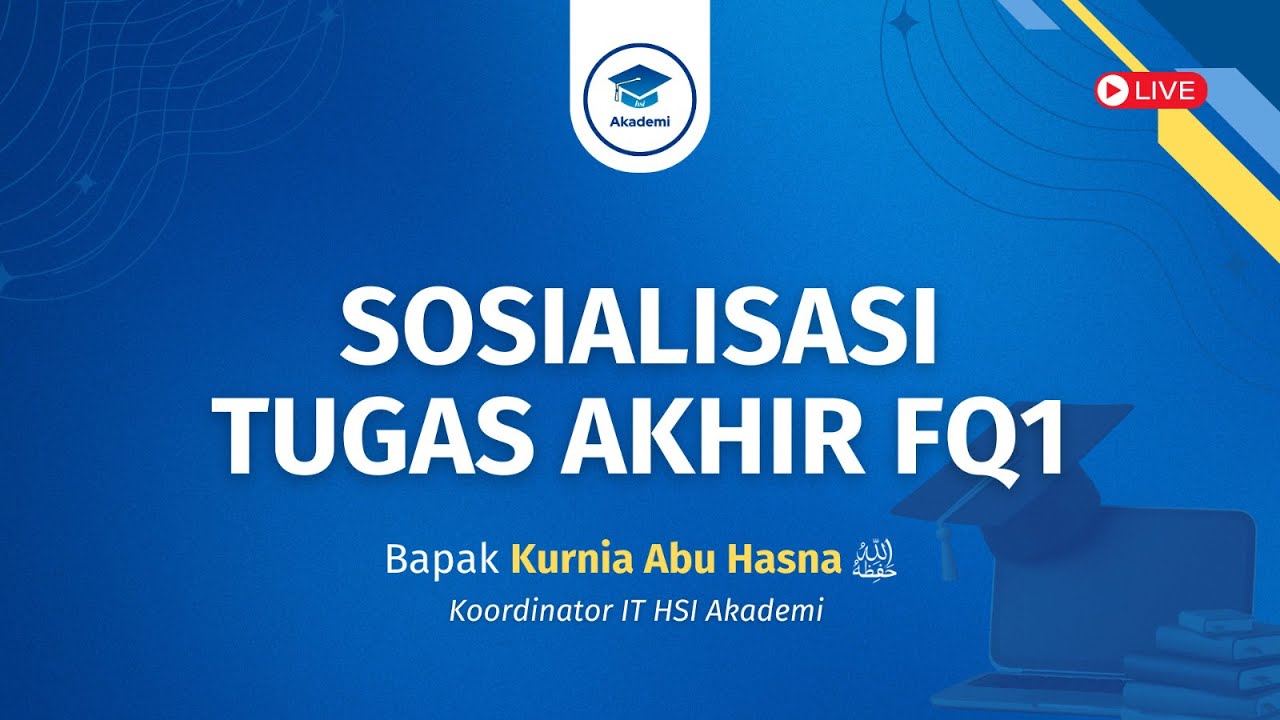 Sosialisasi Tugas Akhir Mata Kuliah Fiqih 1