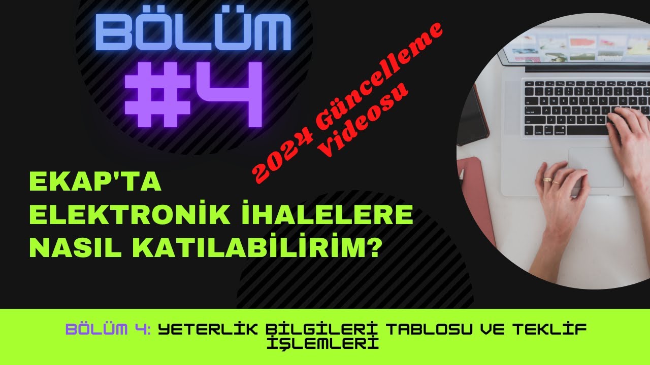 Ekap'ta Elektronik İhalelere Nasıl Katılabilirim? | Yeterlik Bilgileri, e-Teklif İşlemleri | GÜNCEL
