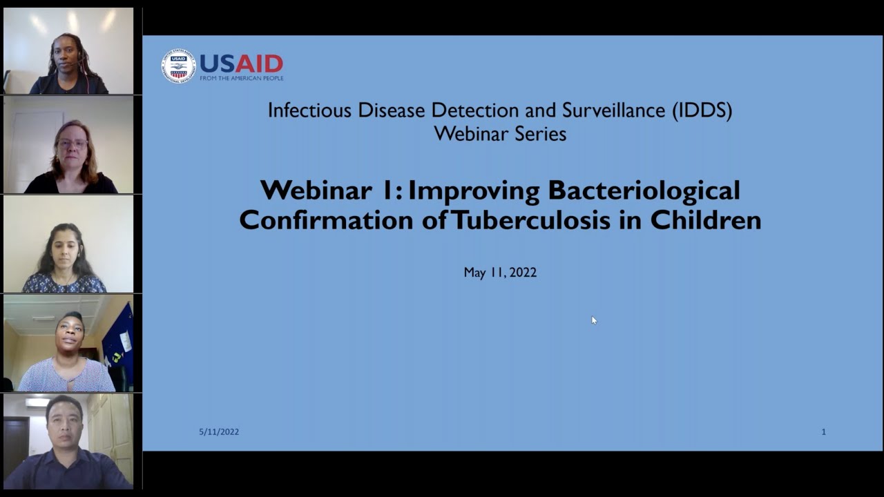 IDDS Webinar: Improving Bacteriological Confirmation of Tuberculosis in Children