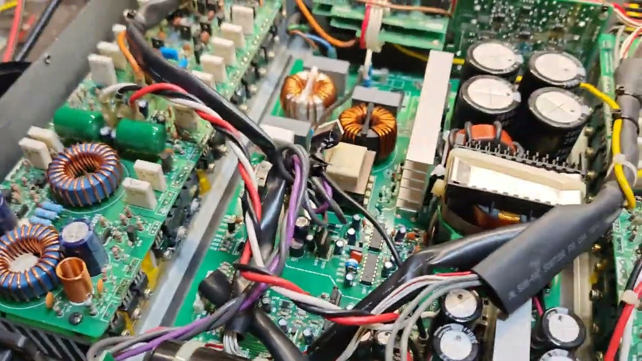 Modified Yamaha P7000 repaired and dummy load test