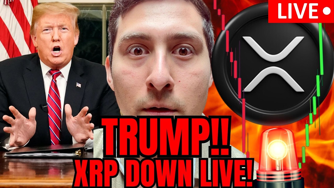 XRP WATCH! TRUMP SPEAKS LIVE NOW. Crypto News