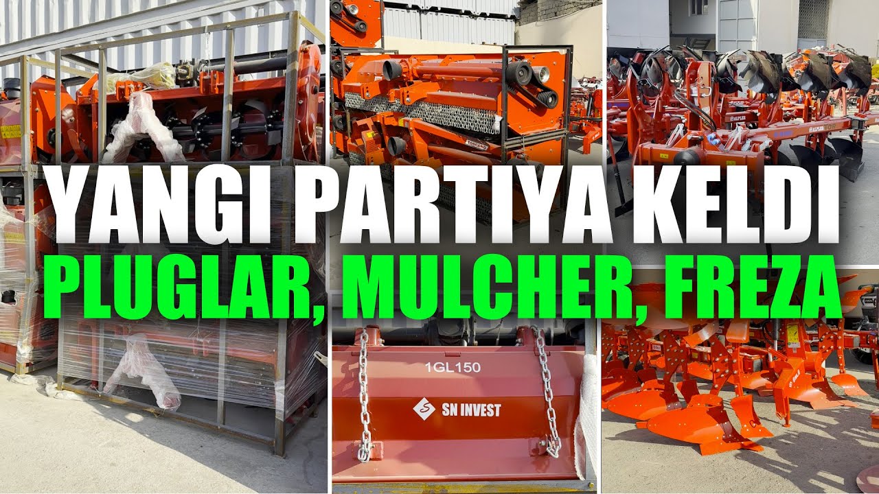 Yangi partiya texnikalar keldi | SN INVEST #farming #traktor #agriculture #uzbekistan #lovol