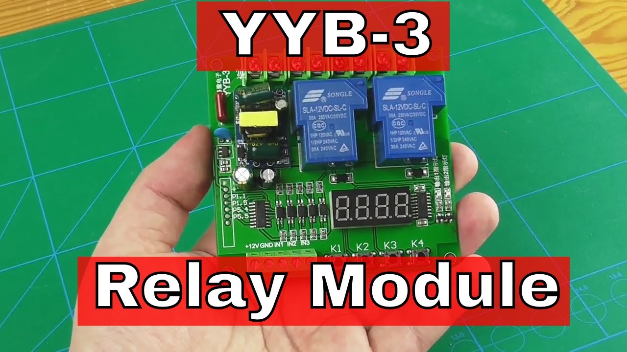 YYB-3 Dual Relay Module (Received from ICStation.com)