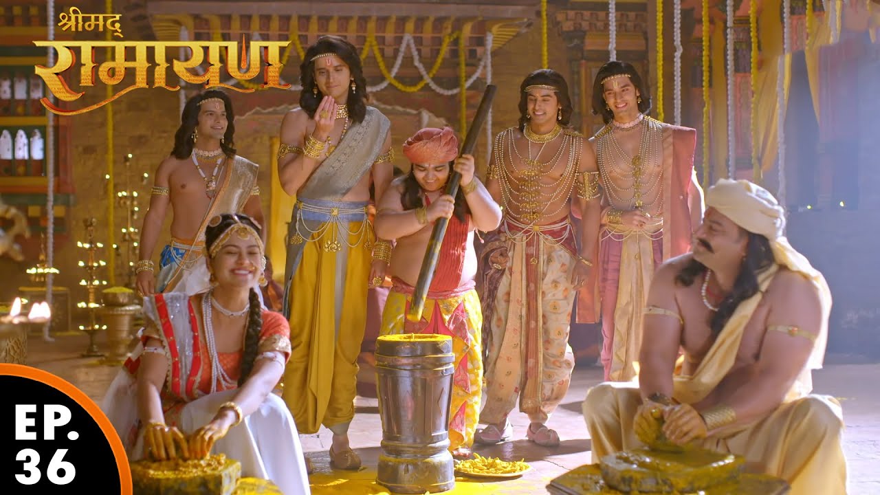 गणेश जी श्री राम के विवाह में खाना बनाएं | श्रीमद् रामायण | Shrimad Ramayan | Ep 36 - Full Episode