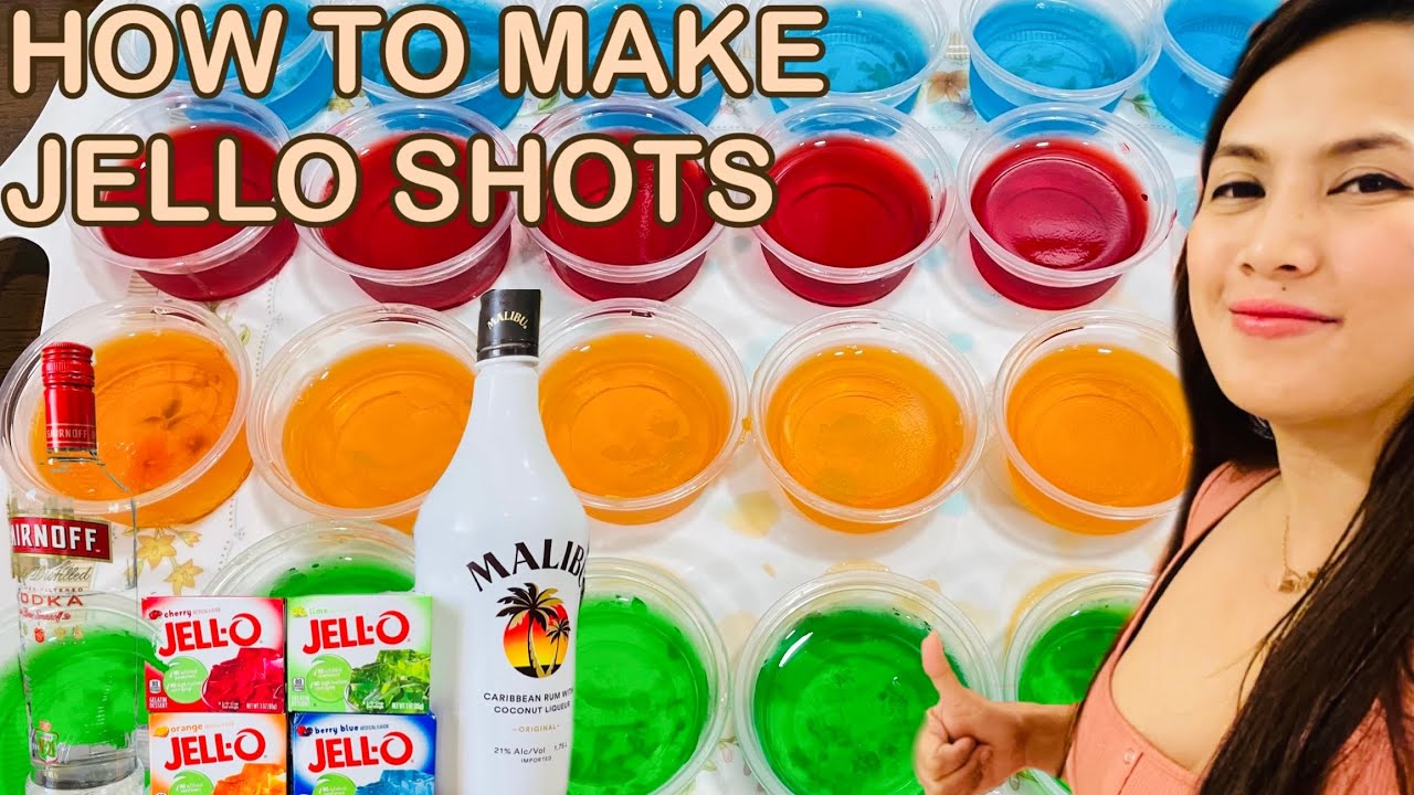 HOW TO MAKE JELLO SHOTS | LOVELICIOUS VLOGS