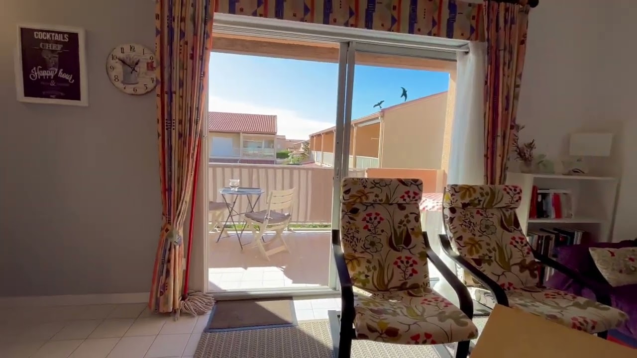 Appartement 2 pièces avec vue mer – GRUISSAN LES AYGUADES – 3939 – 239 000€
