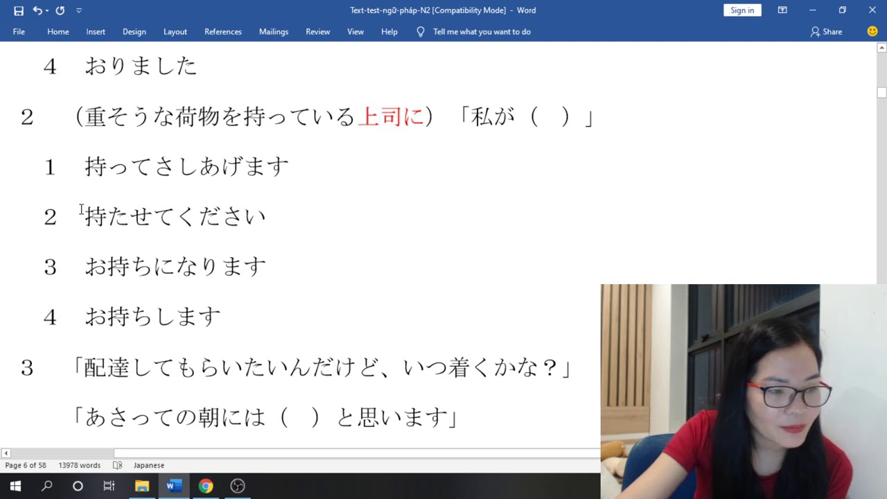 Livestream Kính ngữ dành cho N3 N2 N1