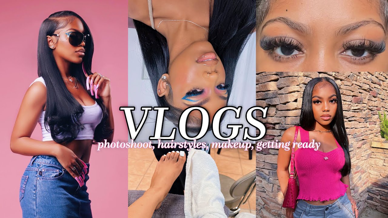VLOGS: GET READY WITH ME FOR A FEW DAYS!! | going out, 3 look photoshoot, maintenance, & more!