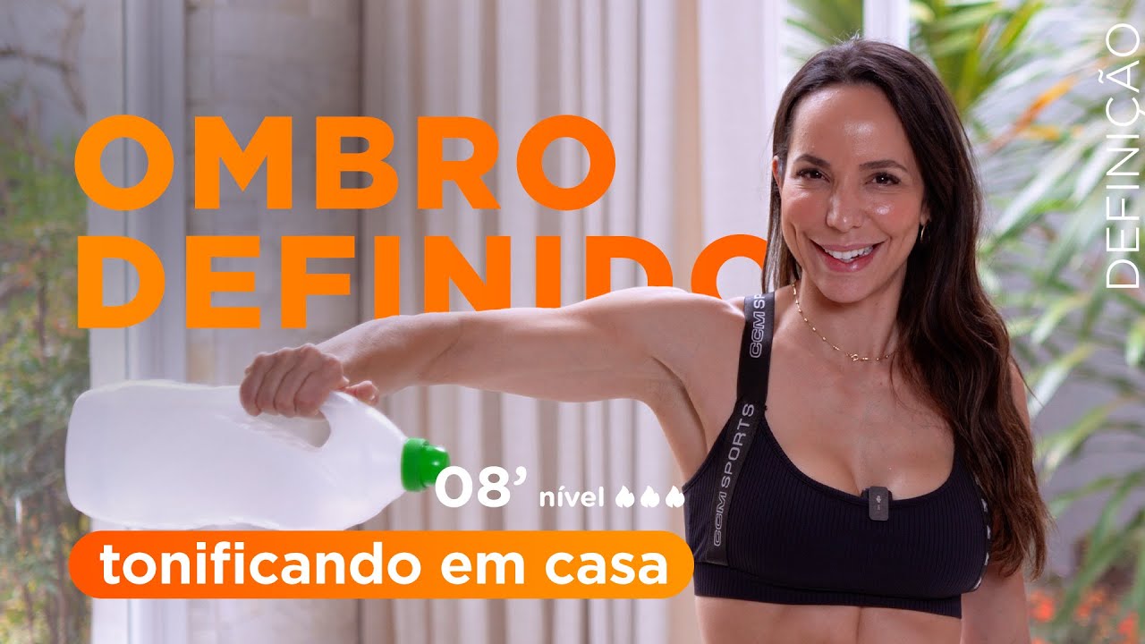 Treino potente para deixar seus ombros lindos - em casa ou na academia ✅