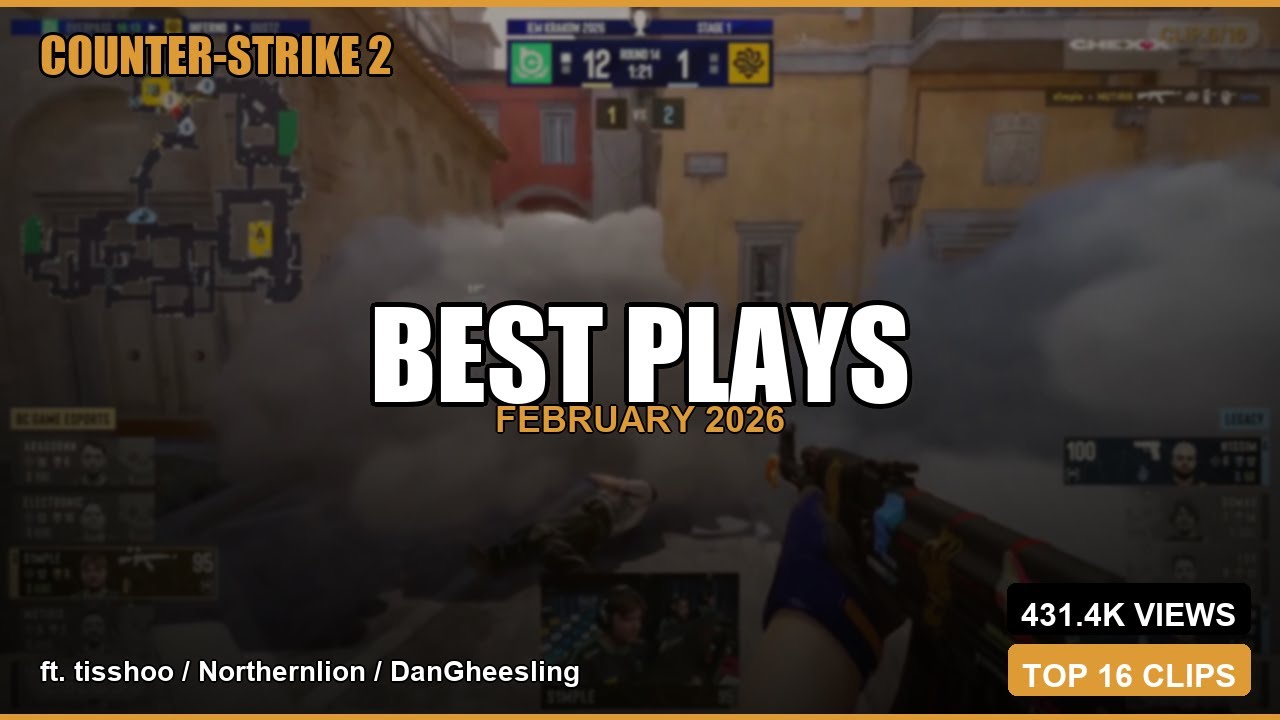 s1mple 1v4 CLUTCH + Valkyrae | Best CS2 Twitch Clips Feb 2026