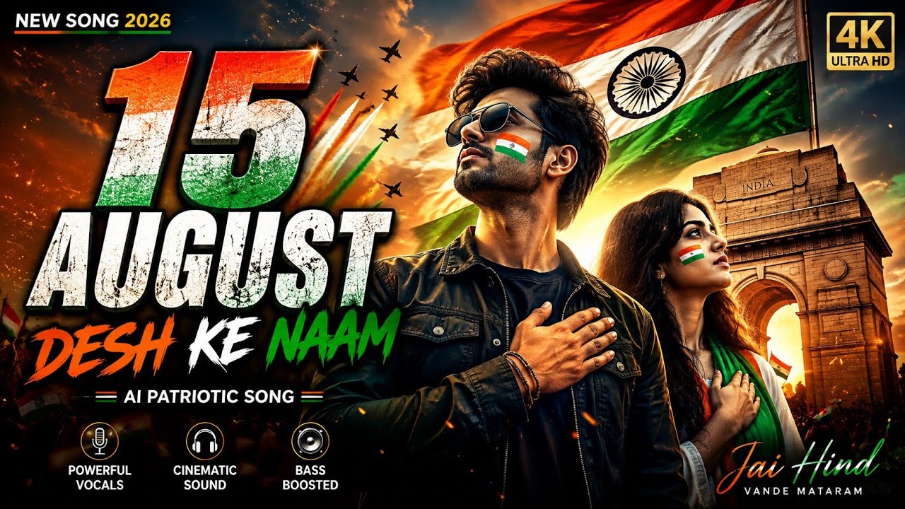 Desh ke naam 15 August 2026, Independence Day Song 2026, Indian Patriotic Song, Desh Bhakti Song