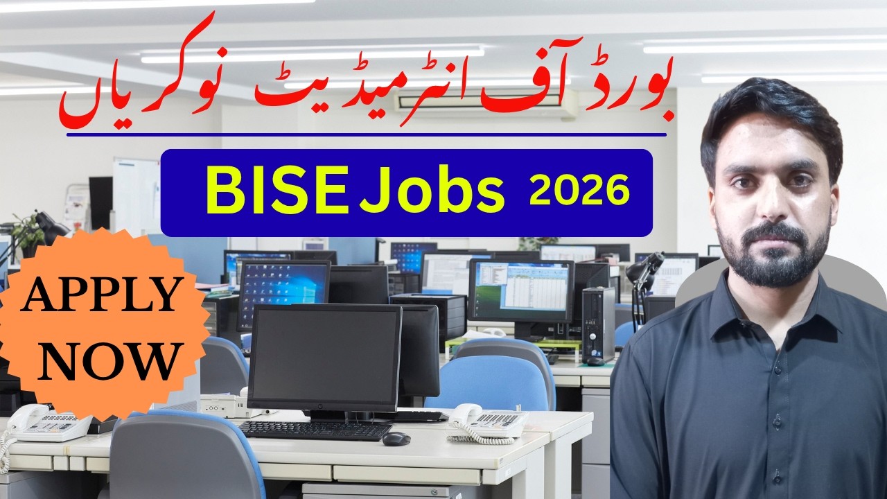 BISE Jobs 2026 | Board of Intermediate & Secondary Education Jobs | Apply Online
