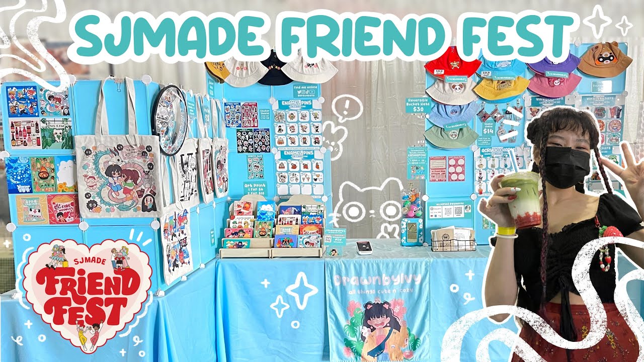 CRAFT FAIR VLOG ✧ SJMade Friend Fest | new venue + 275 vendors = less sales/money $$$? my thoughts