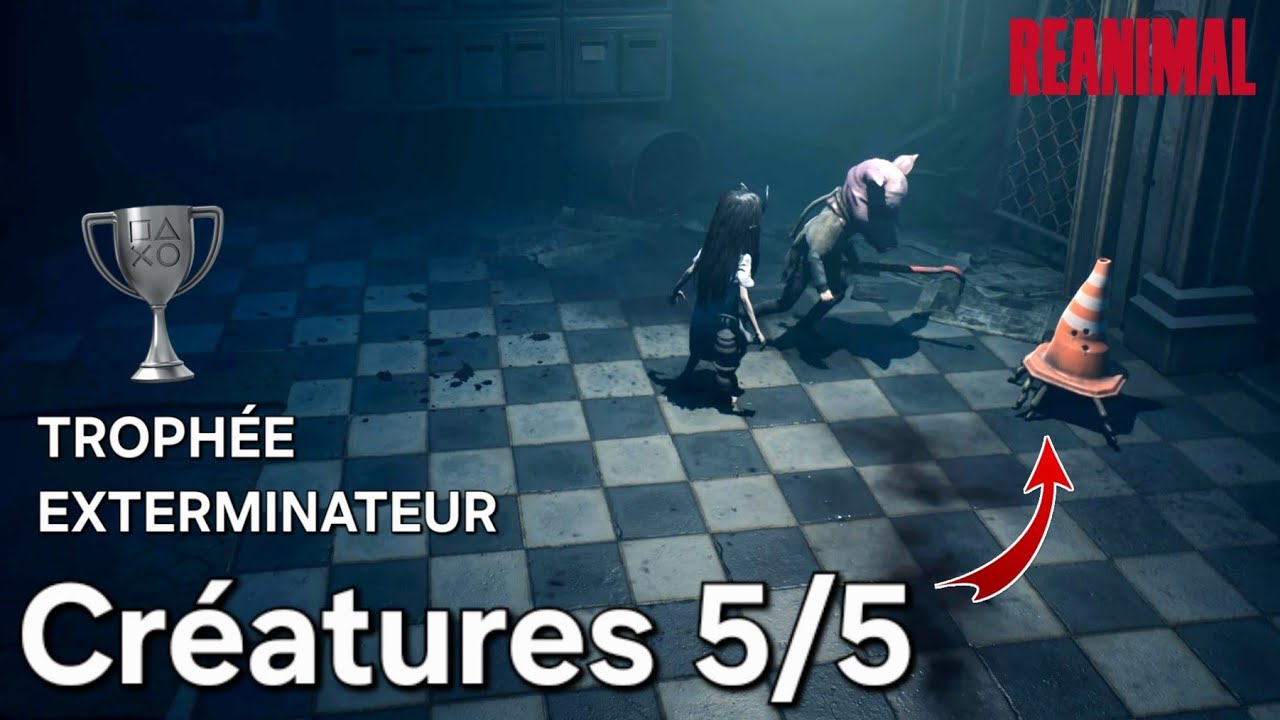 Emplacements des 5 CR&Eacute;ATURES (Troph&eacute;e Exterminateur) &ndash; REANIMAL (4K)
