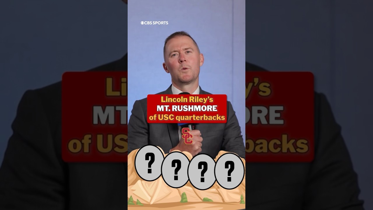 Lincoln Riley&rsquo;s USC QB Mount Rushmore 👀😳