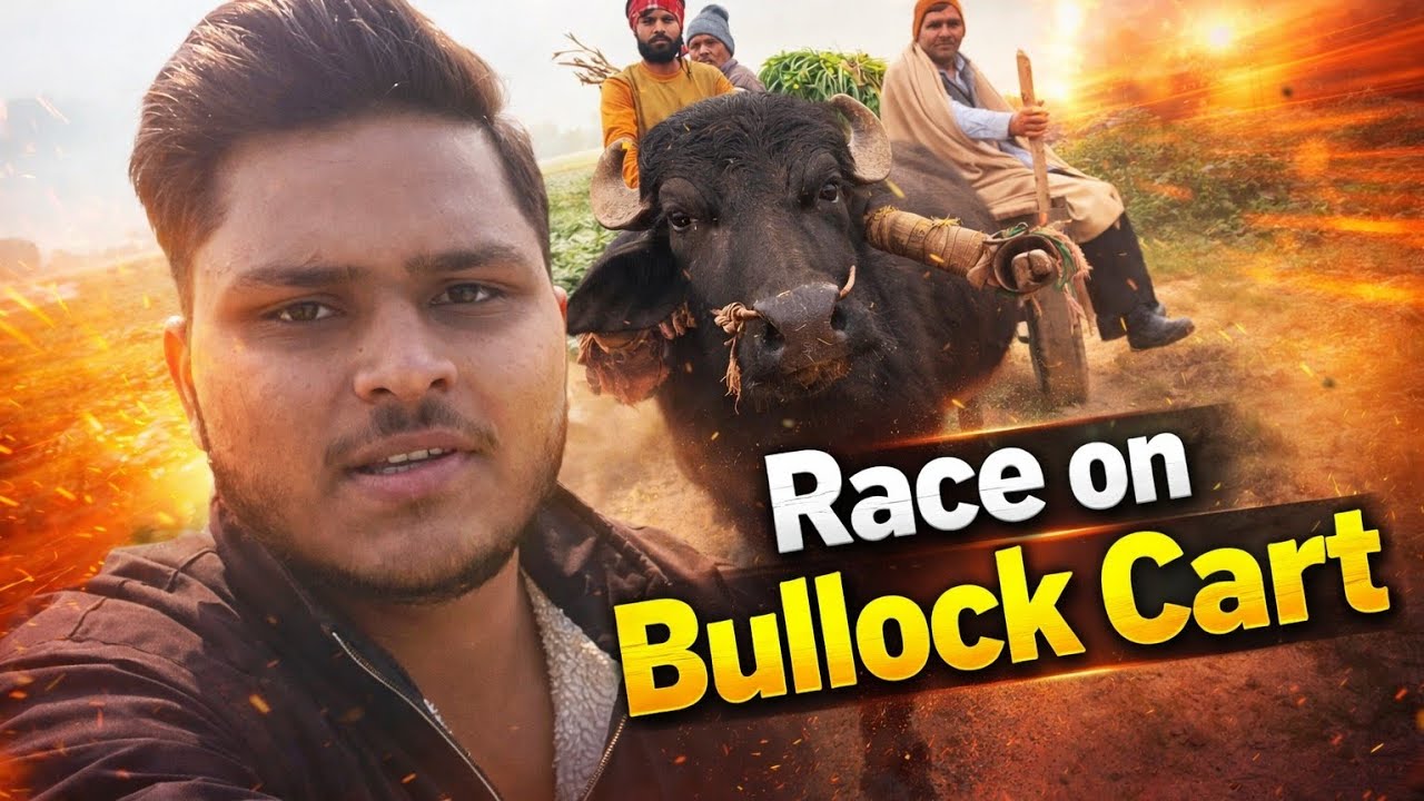 Race on Bullock Cart🔥😲 | Radhe Chauhan - RAW