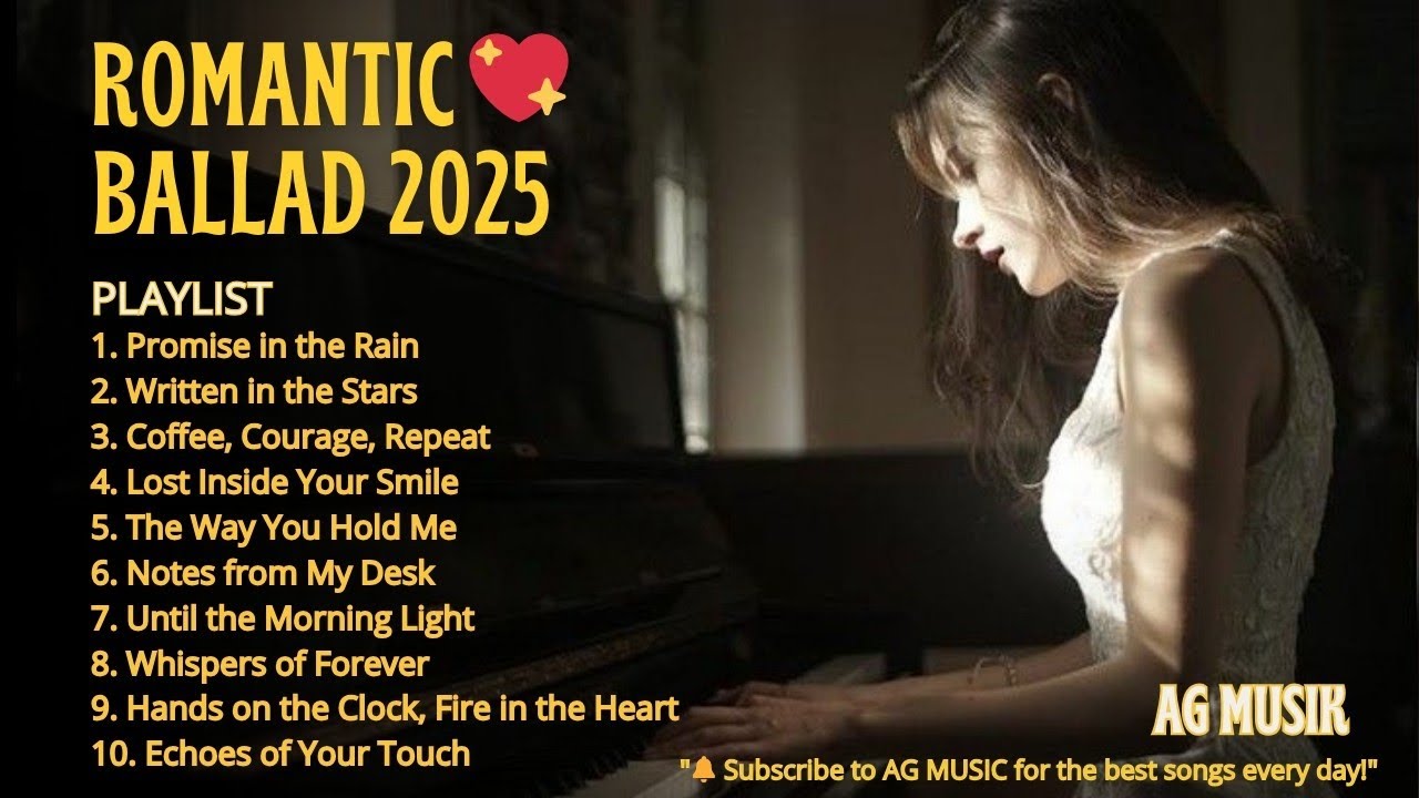 💖 TOP ROMANTIC BALLAD 2025 | Heartfelt Love Songs Playlist