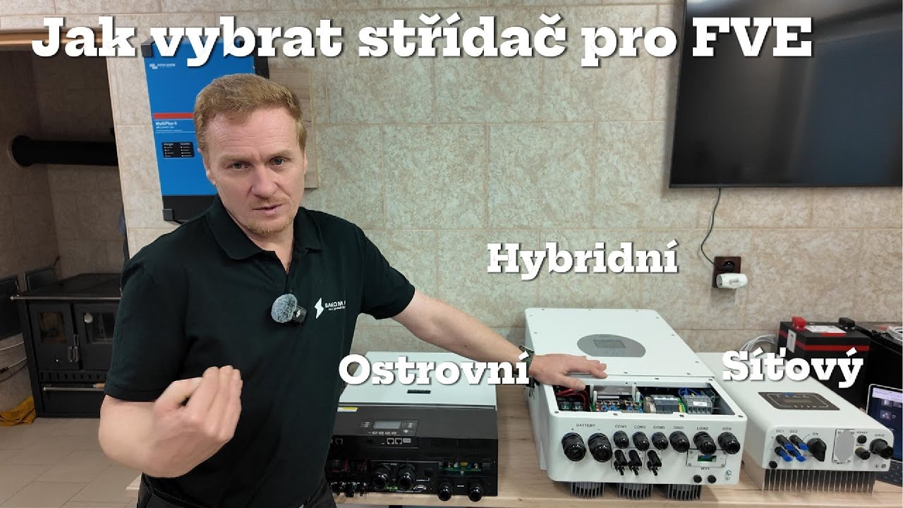 Solární trilogie -  FVE bez přešlapů. Díl 2 - Jak vybrat střídač (měnič)  pro svou FVE.