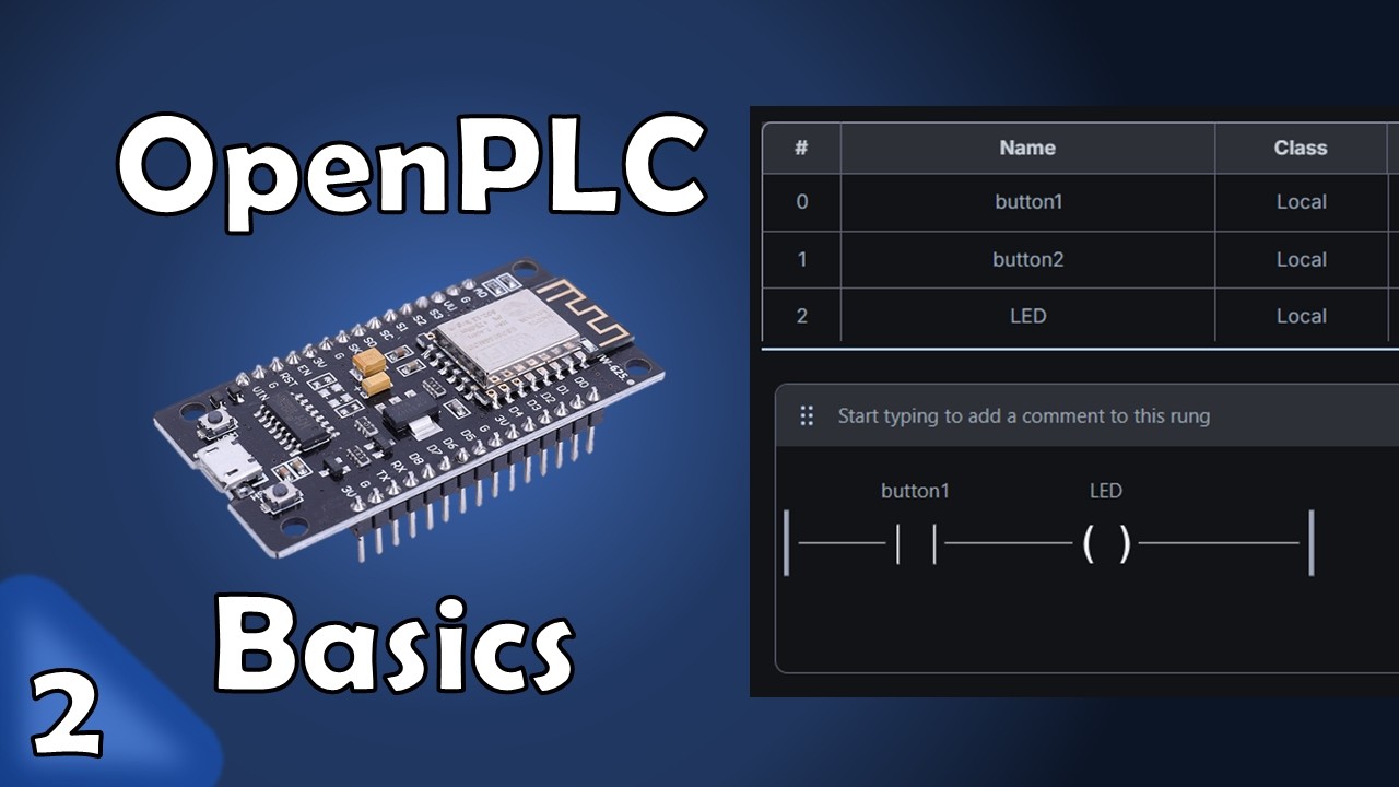 EP2 OpenPLC Basics + ESP32 &mdash; IEC 61131-3 PLC programming for Industry 4.0