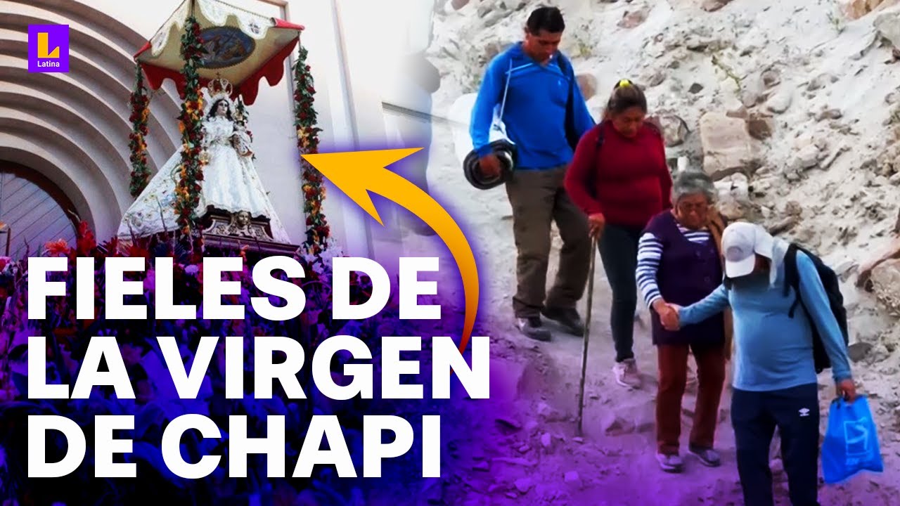 Peregrinación por Virgen de Chapi: Bajas temperaturas y terrenos empinados