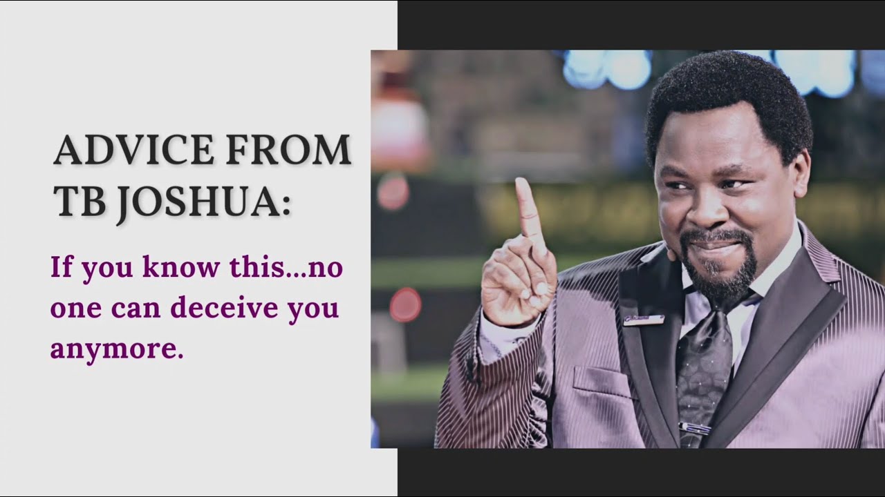 The Motive Behind What We Do | TB Joshua
