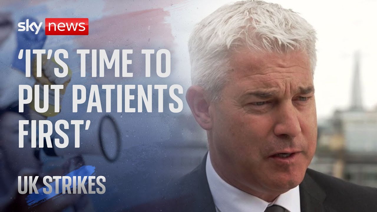 Senior doctors' strike: 'It's time to put patients first', says Health Secretary Steve Barclay