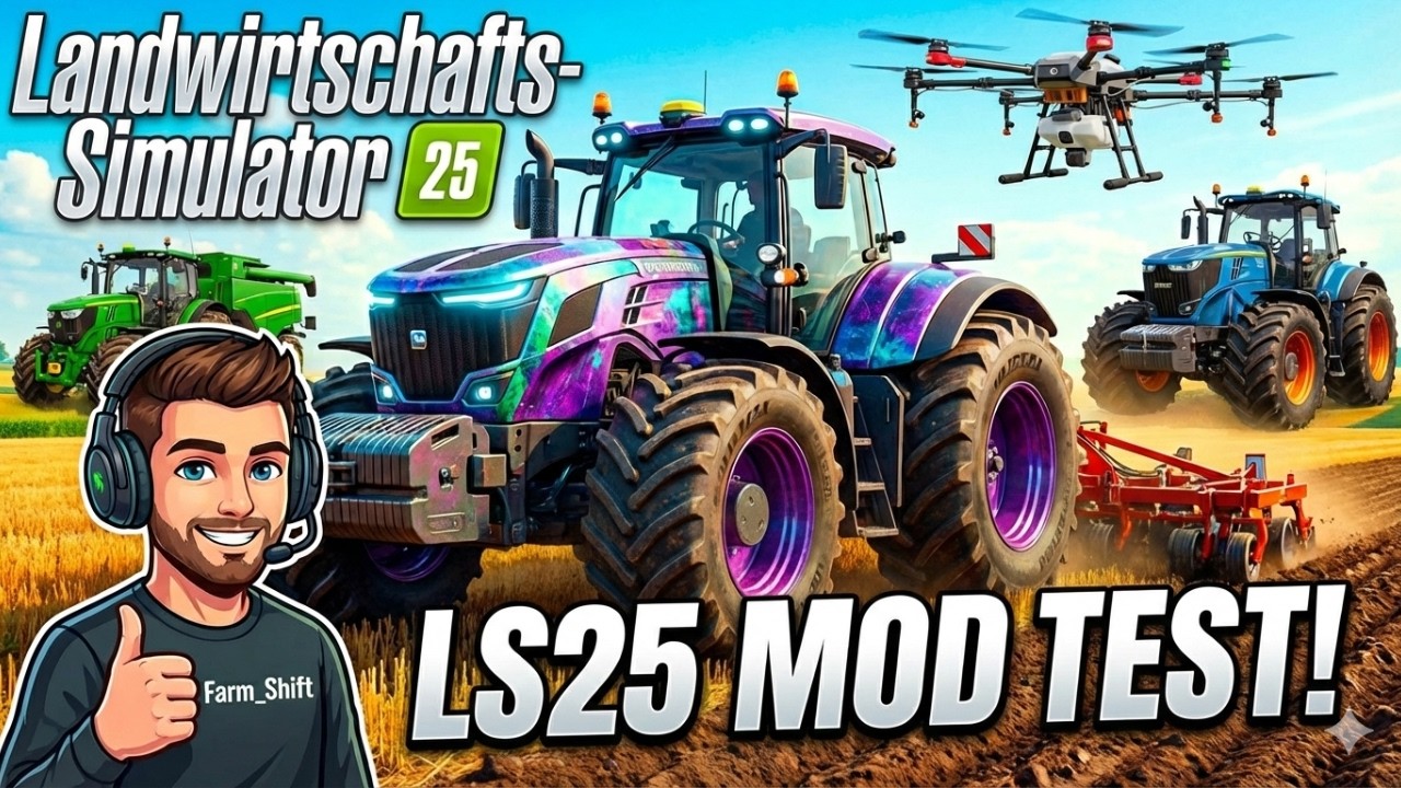 LS25 Live Mod Test und neue Karte erkunden