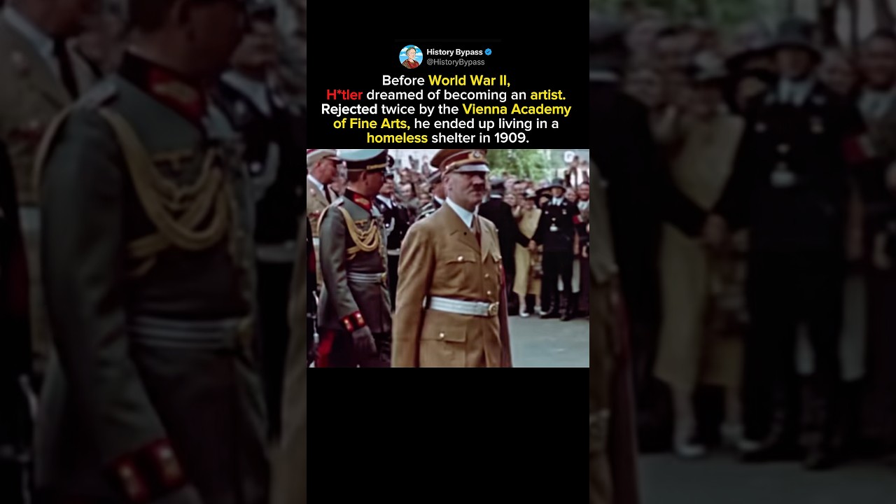 The Failed Painter Who Changed History #shorts