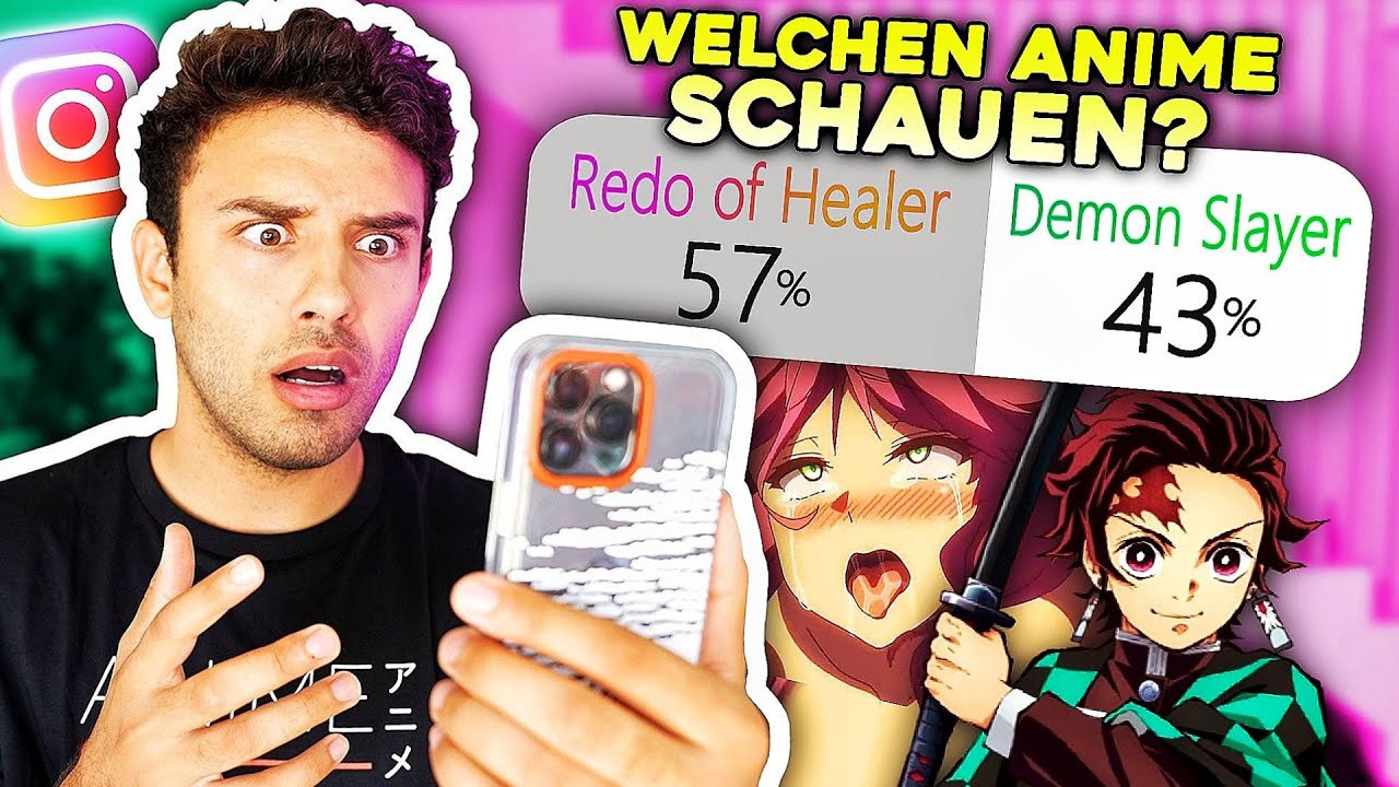 INSTAGRAM bestimmt f&uuml;r 24 STUNDEN welchen Anime ich schaue..😅 | Kurono