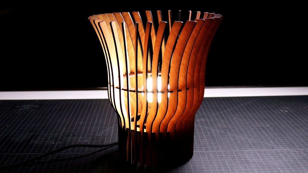 How is a Custom Lamp Made with a Laser Cutter?
