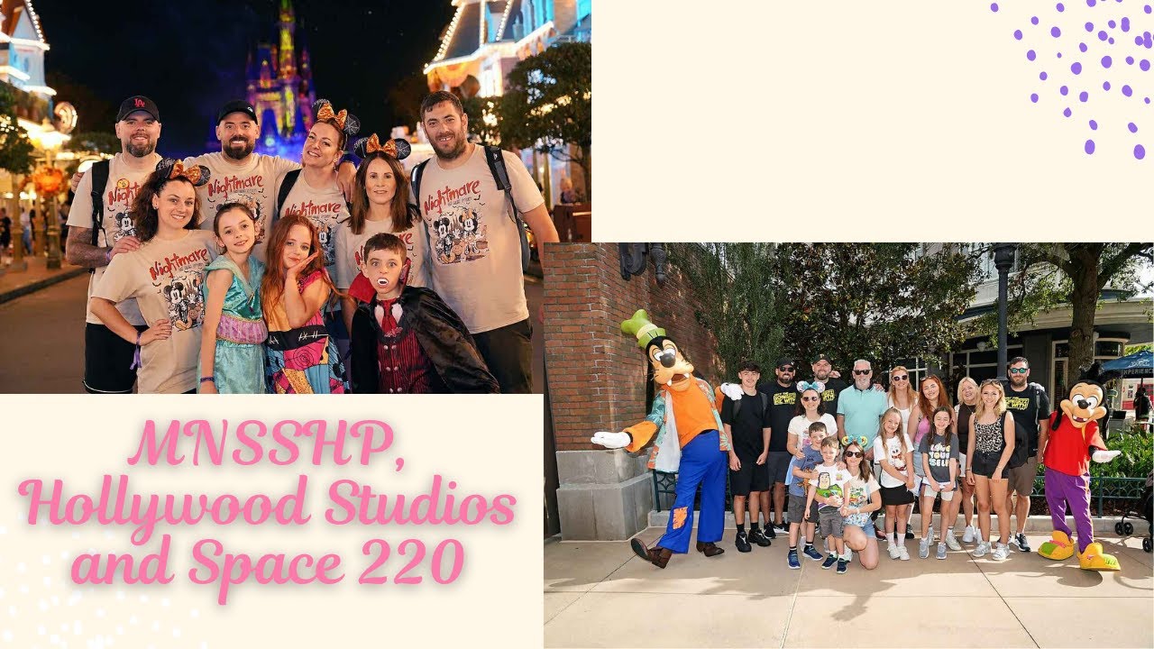 Orlando Vlog - Mickey's Not So Scary Halloween Party, Hollywood Studios and Space 220 Lounge!