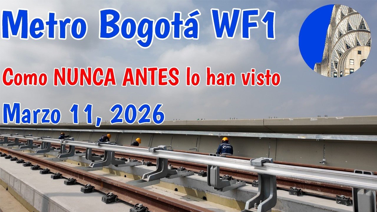 El viaducto como NUNCA lo han visto Metro de Bogotá WF1