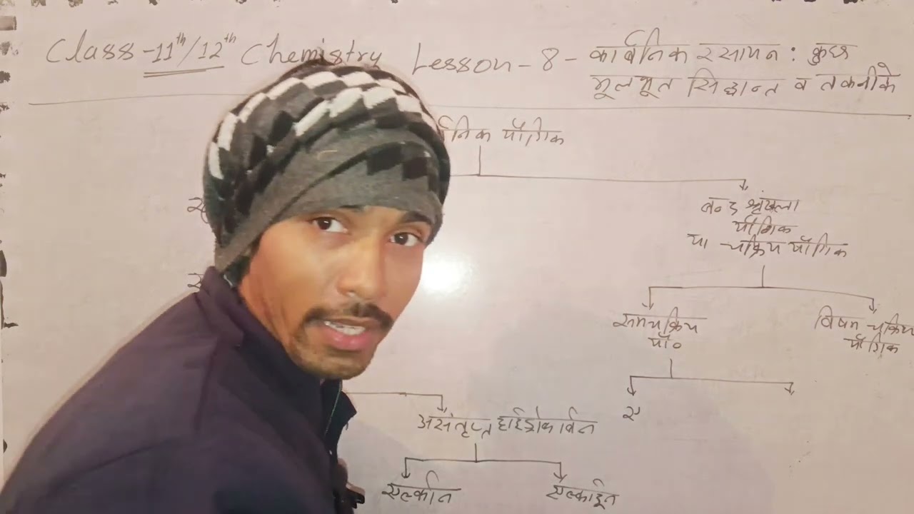 कार्बनिक रसायन : कुछ मूलभूत सिद्धान्त तथा तकनीकें | Class 11th Lesson 8 | कार्बनिक यौगिक | UP Board 
