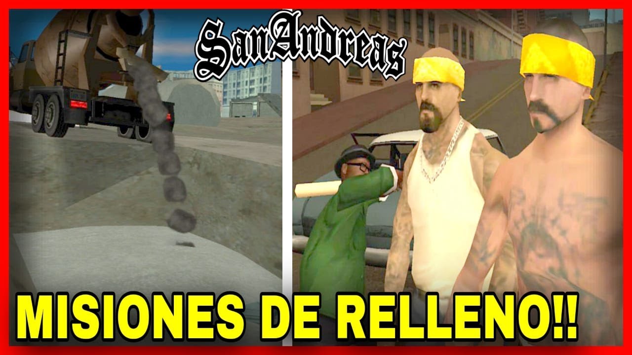7 Misiones de RELLENO en GTA San Andreas (NO deberían existir!)