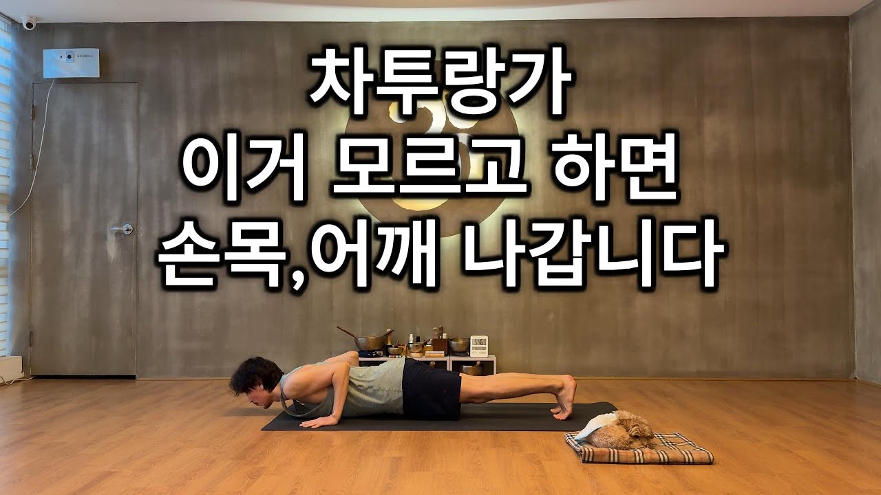 차투랑가 단다아사나, 제대로 하면 이렇게 달라집니다