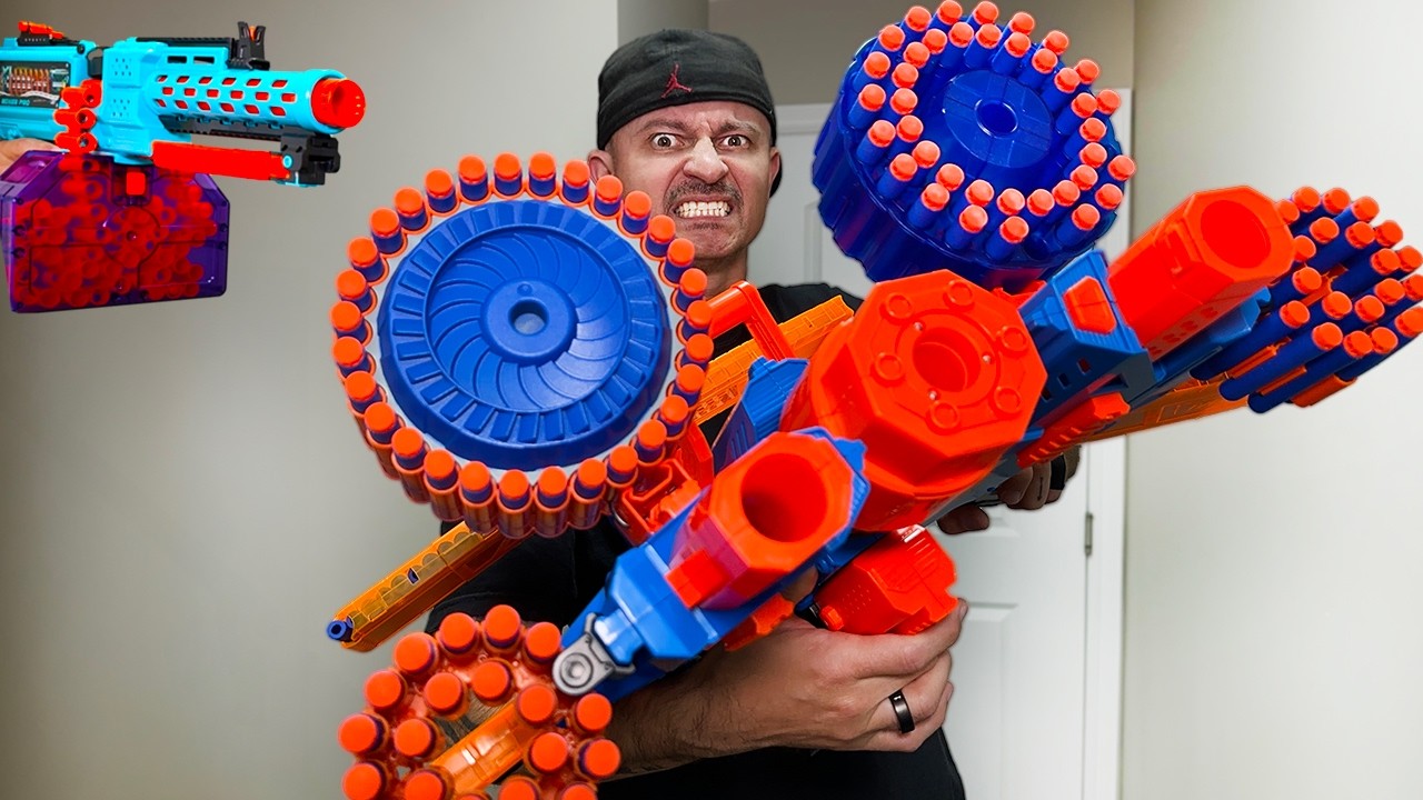 Война бластеров Nerf: противостояние ребёнка и папы (Фильм 2)