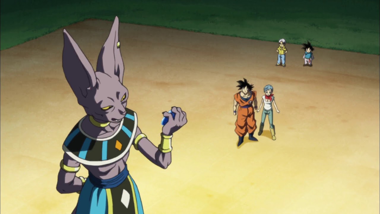 Beerus Le Destruye La M&aacute;quina Del Tiempo a Bulma Dragon Ball Super Espa&ntilde;ol Espa&ntilde;a