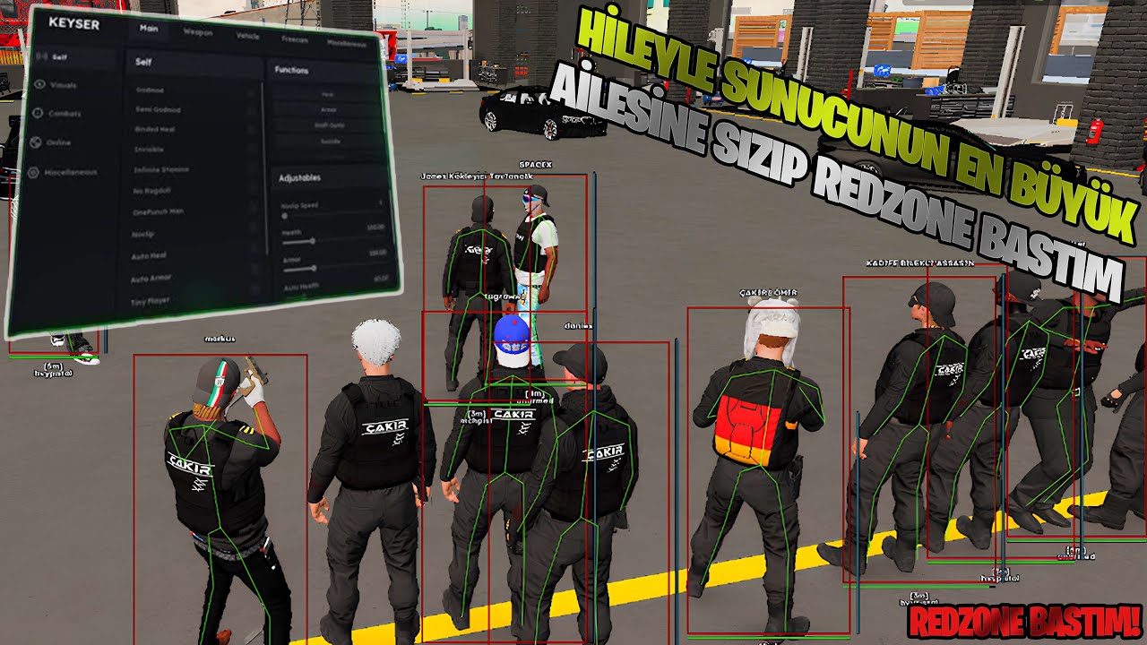HİLEYLE SUNUCUNUN EN BÜYÜK AİLESİNE SIZIP REDZONE BASTIM!? (Fivem Hile Troll)