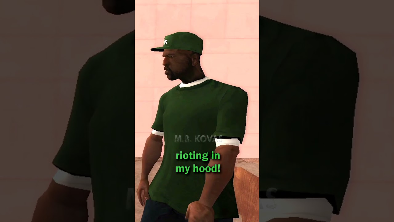 Беспорядки в Лос-Сантосе 1992 года #шорты #короткометражка #gta #gtasanandreas