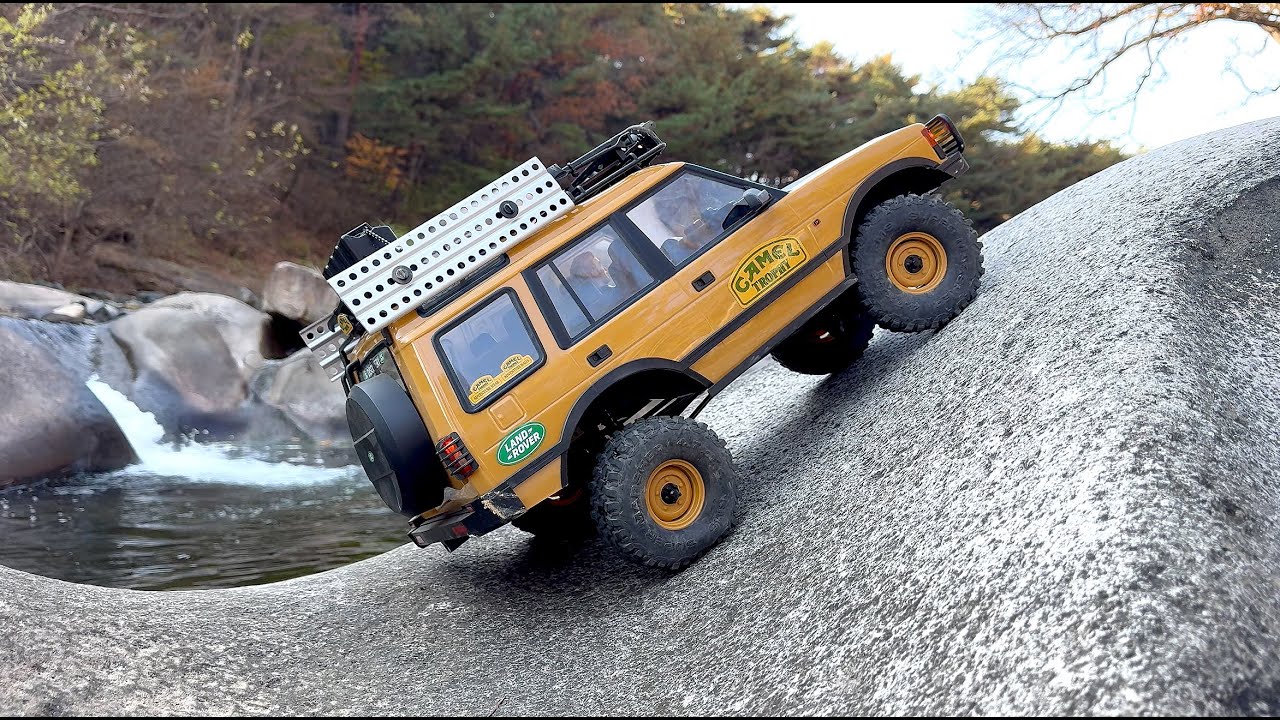 Discovery FCX10 Land Rover Camel Trophy FMS Unboxing | 1/10 scale RC Car off-road driving