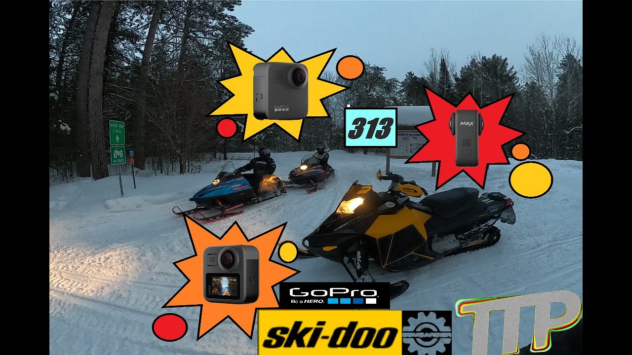 !!GOPRO MAX 360 VIEW SNOWMOBILE EDIT!!