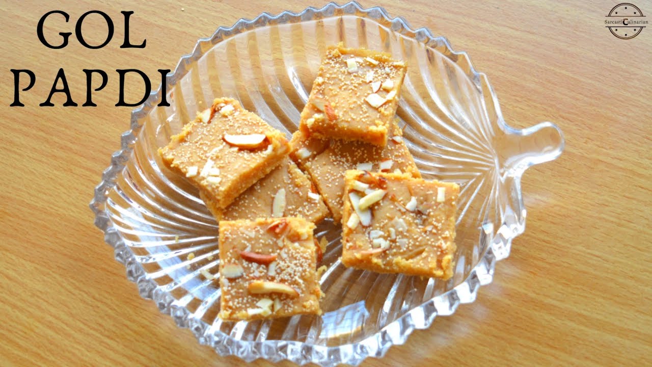 Gol Papdi : Indian Traditional Sweet | गोल पापड़ी | Easy Gol Papdi Recipe |