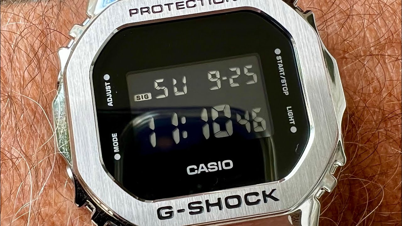 Обзор Casio G-Shock GM5600-1 Silver