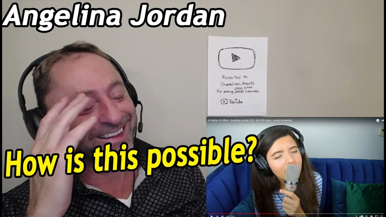 How is this Possible? (Reaction)  I'd Rather Go Blind by Angelina Jordan